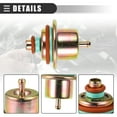 thumbnail image 4 of Unique Bargains Fuel Pressure Regulator for Dodge Dakota 1992-1998 Metal 12460604 Bronze Tone 1 Pcs, 4 of 7