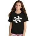 thumbnail image 4 of Different Not Less Autism Puzzle Crewneck T Shirts Boy Girl Teen Brisco Brands XS, 4 of 6