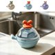 thumbnail image 1 of MTBLYS Molde para bolas de hielo con forma de pez | Molde grande redondo para esferas de hielo para whisky|cócteles y bebidas | Bandeja de plástico para cubitos de hielo de una cavidad con tapa, 1 of 7