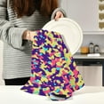 thumbnail image 5 of Coolnut Colorful Camouflage Kitchen Dish Towel Set of 4, Super Absorbent Soft Drying Cloth Tea Bar Towels, 28 x 18 Inch, 5 of 6
