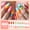 DY1997-B7 Summer Colorful [Jelly Glue], variant on Sweet and cool summer beach chroma impression nail piece, pineapple water drop type nail piece, cross-border hot-selling nail piece