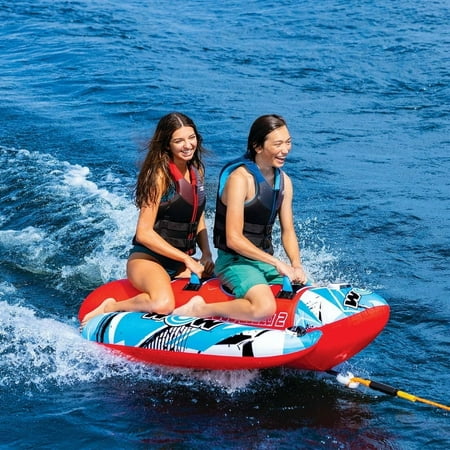 WOW SPORTS Sub-zilla 2P Towable Tube for Boating Waterskiing 2 Person