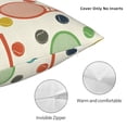 thumbnail image 3 of Yiaed Racket and Tennis Ball Print Pillow Covers Super Soft Decorative Square Throw Pillow Covers Case Cushion Covers for Sofa Couch Bedroom Car Decor（No pillow core）-20"x20", 3 of 7