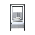thumbnail image 7 of Meridian Furniture Kelly Grey Boucle Fabric Twin Bed, 7 of 7