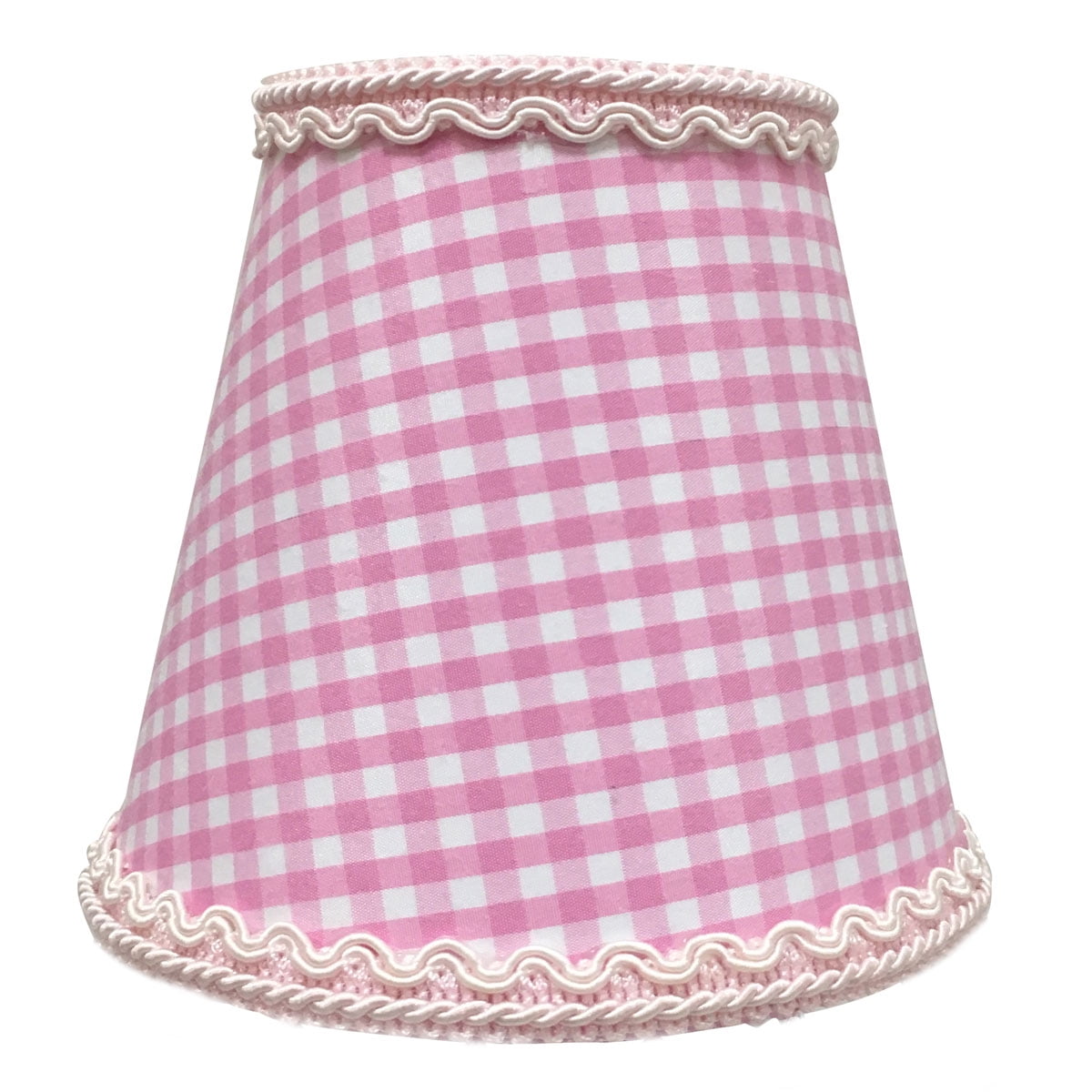 pink gingham light shade