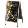 Aarco Products SAF2228 Aluminum Snap Frame A-Frame Sidewalk Poster & Sign Holder - 28 x 22 in.