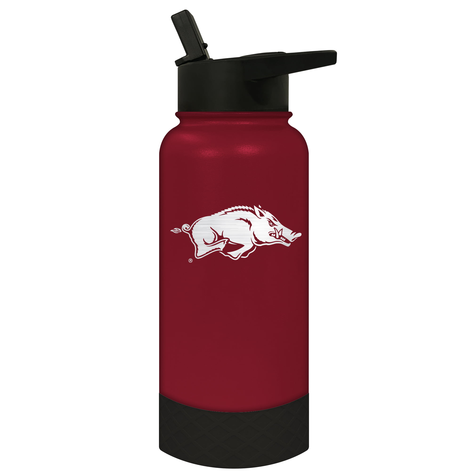 Arkansas Razorbacks Thirst Water Bottle Red, White, Black - Walmart.com