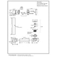 thumbnail image 2 of Conjunto para desagües y desagües de baño Westbrass 493244H-62, negro mate, 2 of 8