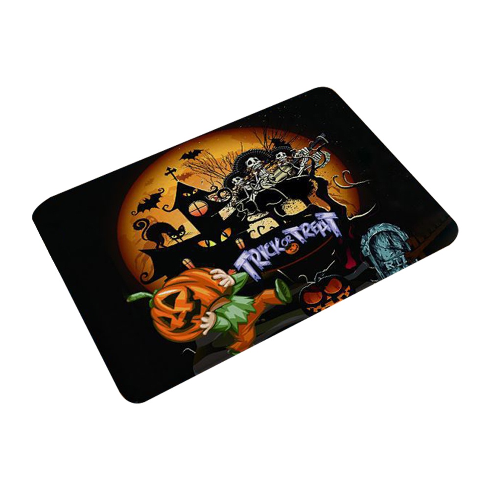 Halloween Door Mats 16 x 24 Inch, Mats Outdoor, Halloween Cat