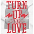 thumbnail image 2 of Turn Up The love Romantic Musician Women Plus Size Long Sleeve Graphic Tee Brisco Brands 3X, 2 of 5