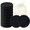 black, variant on ACDANC 40 Pack Reusable Makeup Remover Pads,Washable Reusable Cotton Rounds Pads for Face,Makeup Remover Cloths for All Skin-3 Color)