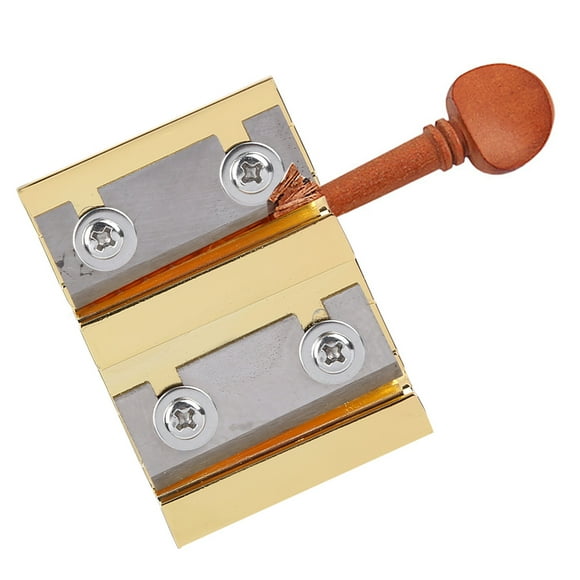 Accesorios para violín, afeitadora de clavijas para violín, accesorios dorados para instrumentos musicales, afeitadora de clavijas para violín diseñada para profesionales