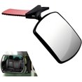 thumbnail image 1 of Car Interior Rearview Baby Mirror, Wide Angle Convex High-definition Curved Rotatable Rear Seat Infant Observation Assist Tool, Universal for Most Cars (White) -, 1 of 6