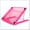 Pink, variant on Adjustable Metal Mesh Laptop Stand, Foldable Ergonomic Notebook Riser with Cooling Ventilation, Multi-Angle Portable Computer Holder for 10-17" Laptops, Tablets（Black）
