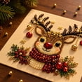 thumbnail image 6 of 2Pcs Christmas Diamond Art Kits, DIY Pearl Diamond Painting Art Kit with Frame, Christmas Pearl Beads Art Craft for Adults & Beginners, Home Wall Decor, 6 of 9