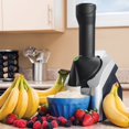 thumbnail image 2 of 200w Home Ice Cream Maker Fruit Soft Serve Maker Energy-Saving Electronic Ice Cream Machine Silver US Plug, 2 of 5
