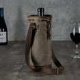 thumbnail image 2 of Waxed Canvas Wine Tote, 2 of 11