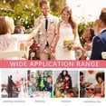 thumbnail image 4 of Shisuyan Confetti Red 3Set Plastic Bridal Shower Photo Props Elegant, 4 of 8