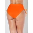 thumbnail image 2 of Swimsuits for All Women's Virtuoso Ruched Side Tie Tummy Control Bikini Bottom, 2 of 6