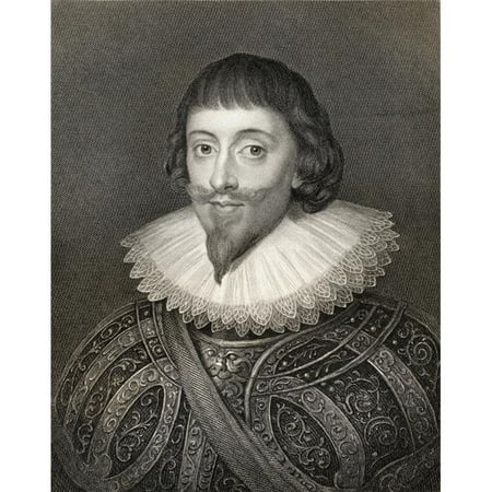 Winchester 63 John Powlett, Also Spelled Paulet, 5Th. Marquis of Winchester, 1598-1675 English Royalist From The Book -LodgeS British Portraits Published London 1823 Poster Print, 13 x 17 ()