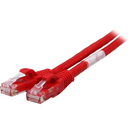 UPC: 0757120040002 | C2G 04000 Cat6 Cable – Snagless Unshielded Ethernet Network Patch Cable  Red (6 Feet  1.82 Meters)