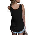thumbnail image 5 of Womens Tank Tops Casual Plain Color Womens Summer Tank Tops Adjustable Straps Fitted Round Neck Sleeveless Layering Shirts Womens Camisole 2026 Basic Cami Shirts, 5 of 7