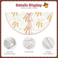 thumbnail image 3 of Sikiie Wheat Nativity Christmas Tree Skirt, Jesus Christian Winter Holiday Tree Mat Decoration(30-48IN)30", 3 of 6