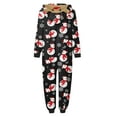 thumbnail image 3 of Nituyy Christmas Family Matching Pajamas Set Cute Santa Print Tops and Pants Pajama PJS Sets Sleepwear for Family, 3 of 4