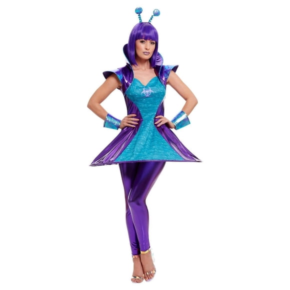 Smiffys Ensemble de Costume d'Extraterrestre pour Femmes