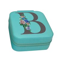 26 Letters Earring Jewelry Display Storage Box Case Organizer Flannel Tray Gift On Shopping Festival