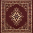 thumbnail image 2 of United Weavers Brunswick Katara Oriental Medallion Area Rug, Burgundy, 3'11" x 5'3", 2 of 2