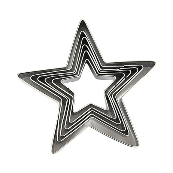WNFJR Star Cookie Cutters Set, Small Star Cookie Cutter,Safety in Use, Star Fondant Cutter, Mini Star Cookie Cutter, Holiday Cookie Cutters Christmas Tools and Accessories