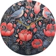 thumbnail image 5 of GZHJMY Valentine's Day Bird Wall Clock, Silent Non Ticking Battery Operated Round PVC Clock for Kitchen Office School Home Decorative, 5 of 7