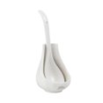 thumbnail image 1 of 1 Set Practical Spoon Holder Ceramic Scoop Eating Spoon for Home (White), 1 of 4