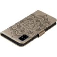 thumbnail image 6 of Mandala Case for Samsung Galaxy A51 4G, Premium Leather Flip Wallet Card Slots Magnetic Stand Protective Cover Ultra Slim Case with Lanyard, Embossed Flip Cover-Gray, 6 of 14