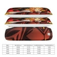 thumbnail image 4 of 3 Piece Comfortable Bedding Set Demon Slayer Rengoku Kyojuro Duvet Cover Twin Bed with 2 Pillowcase 86"x70", 4 of 8