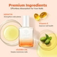 thumbnail image 4 of Modelones Nail Strengthener Ridge Filler for Nails White Nail Polish Nail Repair for Thin and Damaged Nails Growth Treatment 15ml, 4 of 10