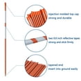 thumbnail image 3 of 48" Inch Snow Stakes Driveway Markers Poles Snow Plow Stakes Fiberglass 5/16 Inch Diameter Orange with 9.8" Reflective Tape Fit for Driveway Mark Snow Plow Parking Lots 50pcs, 3 of 8
