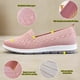 thumbnail image 1 of Zapatos deportivas tejidas, transpirables, sin cordones, para uso diario (41 rosa) Wdftyju Tenis De Mujer Tenis De Hombre, 1 of 8