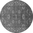 thumbnail image 1 of Ahgly Company Indoor Round Oriental Gray Industrial Area Rugs, 8' Round, 1 of 4