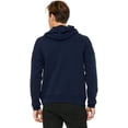 thumbnail image 3 of Bella Canvas Mens Sponge Fleece Pullover DTM Hoodie Sweatshirt 3729, L, Navy, 3 of 3