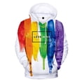 thumbnail image 4 of New Free LGBT Flag Hoodies Sweatshirt For Lesbian Gay Pride Colorful Clothes For Gay Home r Gay Friendly LGBT Equity, 4 of 5
