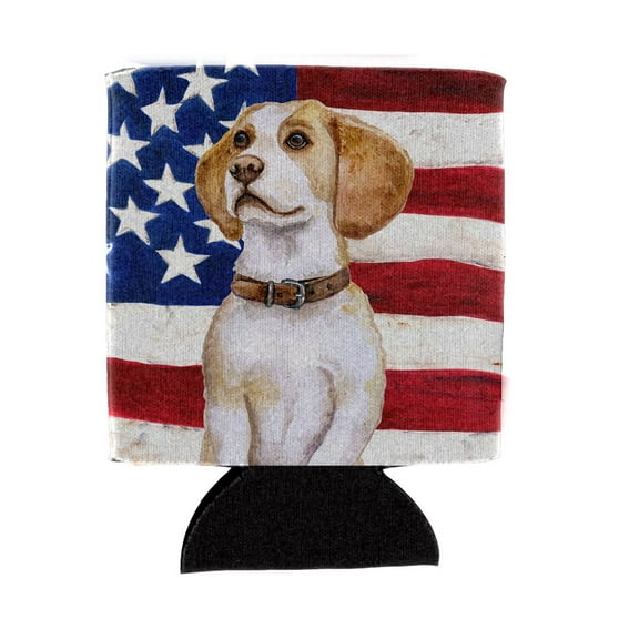 Beagle Patriotic Can or Bottle Hugger
