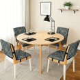 thumbnail image 3 of TSOVTHRID Vintage Floral Print Dining Room Chair Cushion Covers, Stretchy Chair Slipcovers Universal Removable Washable Chair Seat Covers Protector for Home, Kitchen, Set of 2, 3 of 7