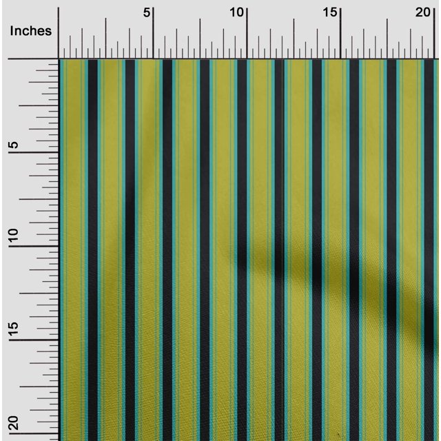 oneOone Velours Vert Lime Tissu Rayé Matière de Robe Tissu Imprimé Tissu au Mètre 58 Pouces de Large
