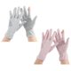 thumbnail image 1 of 2 pares de guantes de protección solar de verano para hombres y mujeres, guantes de ciclismo al aire libre antideslizantes sin dedos y anti-ultravioleta 552, 1 of 5