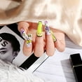 thumbnail image 5 of Sixdian Long Ballerina Press on Nails 24pcs Cartoon Butterfly Fake Nails French False Nails Full Cover Glossy, 5 of 5