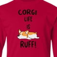 thumbnail image 4 of Inktastic Corgi Life is Rough Long Sleeve Youth T-Shirt, 4 of 5