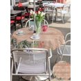 thumbnail image 4 of Outdoor Tablecloth with Umbrella Hole and Zipper, Christmas Round Table Cloth 60 Inch Waterproof Tablecloth, Pine Cones Botanical Xmas Vintage Picnic Table Cover for Patio Camping, 4 of 7