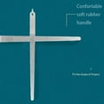 thumbnail image 3 of CNKOO 4PC 8  Dust Nail File - Stainless Steel Nail Dresser - 9 Inch, 3 of 5